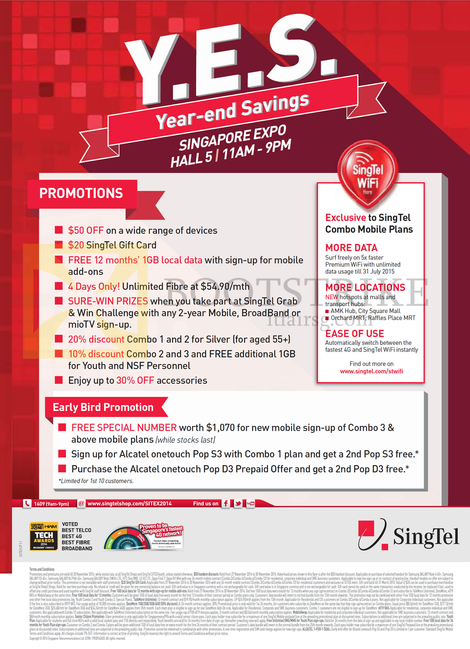 Featured image for Singtel SITEX 2014 Smartphones, Tablets, Broadband & Mio TV Offers 27 - 30 Nov 2014