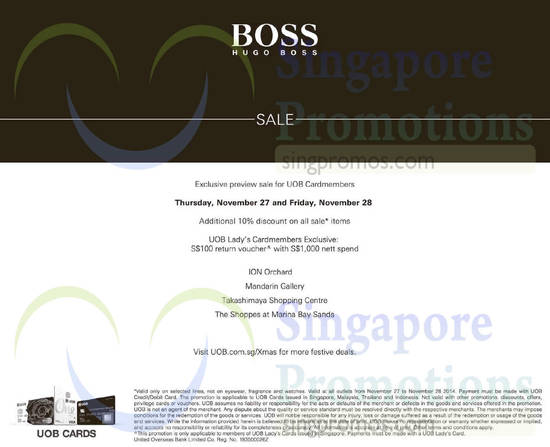 Hugo Boss 27 Nov 2014