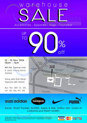 Featured image for (EXPIRED) Link THM Warehouse SALE 12 – 15 Nov 2014