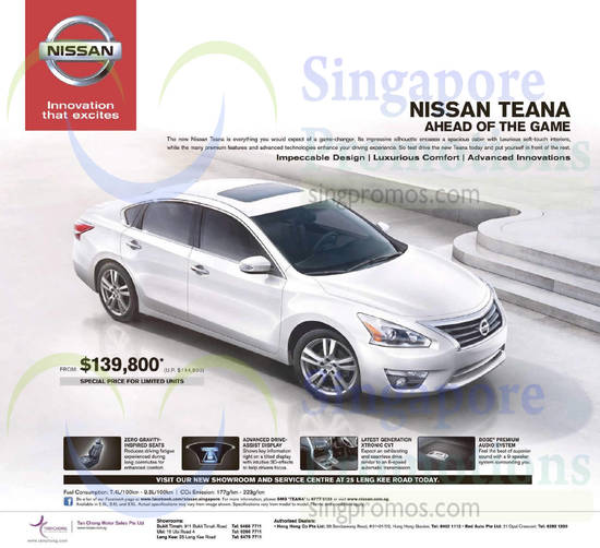 Nissan Teana 15 Nov 2014