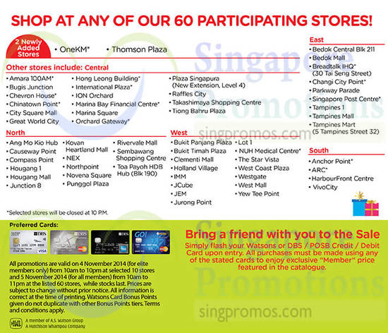 Participating Stores