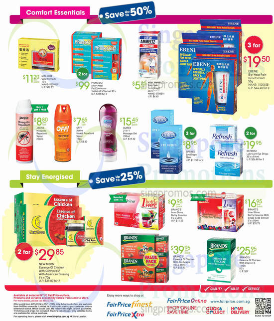 Personal Care Products, Health Products, Phaseout, New Moon, Brands, Ebene, Refresh, Optrex, New Ammeltz, Nin Jiom, Durex