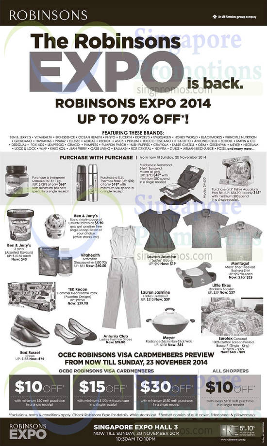 Robinsons Expo 19 Nov 2014