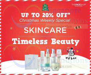 Featured image for (EXPIRED) The Face Shop Up To 20% Off Skincare Storewide 6 – 9 Nov 2014
