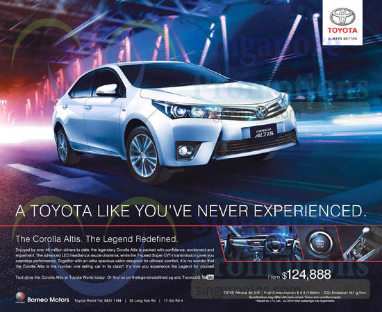 Toyota Corolla Altis 29 Nov 2014