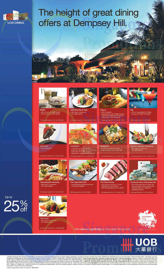 UOB Dining Deals 20 Nov 2014