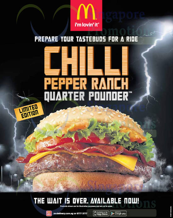 18 Dec New Chilli Pepper Ranch Quarter Pounder Now Available