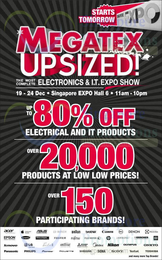 18 Dec Up to 80 Percent Off Electrical, IT Products, Participating Brands