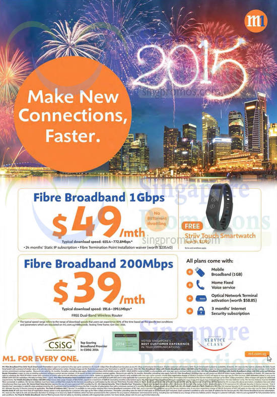 49.00 1Gbps Fibre Broadband, 39.00 200Mbps Fibre Broadband