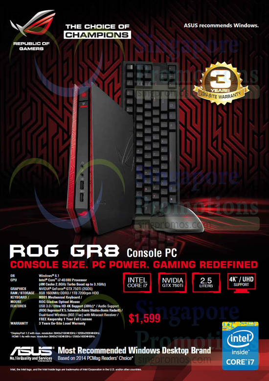 Asus ROG-GR8 Desktop PC