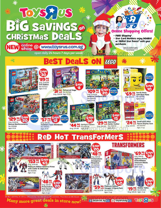 Big Savings Christmas Deals Toys Lego, Transformers