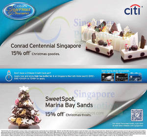 Featured image for Conrad Centennial & SweetSpot MBS 15% Off For Citibank Cardmembers 14 Dec 2014