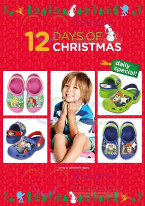 Featured image for (EXPIRED) Crocs 30% Off Selected Licensed Kids Clogs 1-Day Promo 18 Dec 2014
