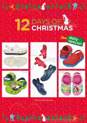 Featured image for (EXPIRED) Crocs 50% Off Second Clogs 1-Day Promo 22 Dec 2014