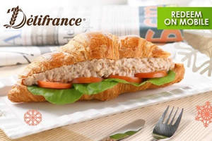 Featured image for (Over 22200 Sold) Delifrance 43% OFF Classic Sandwich & Drink Set @ 26 Outlets 1 Dec 2014