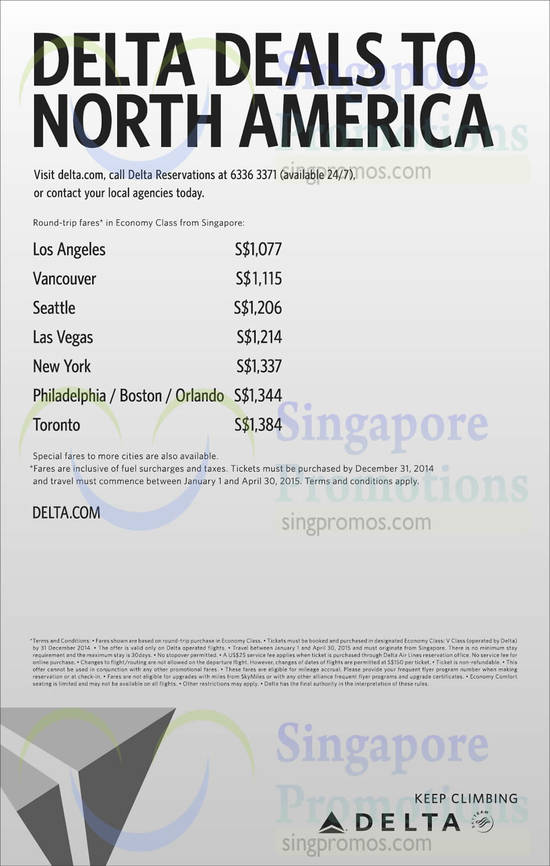 Delta Air Lines 16 Dec 2014