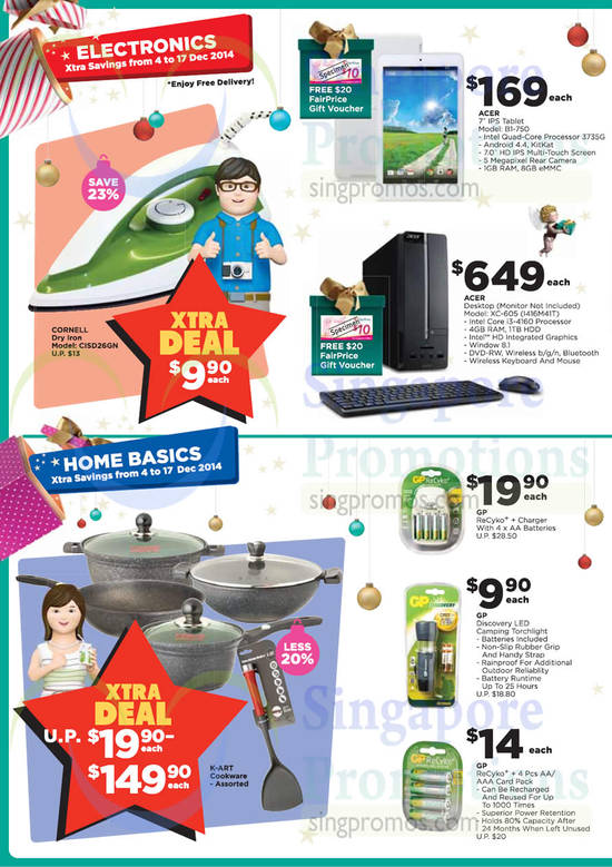 Electronics, Home Basics, Desktop PC, Tablet, Batteries, Acer, GP, Cornell, K-Art