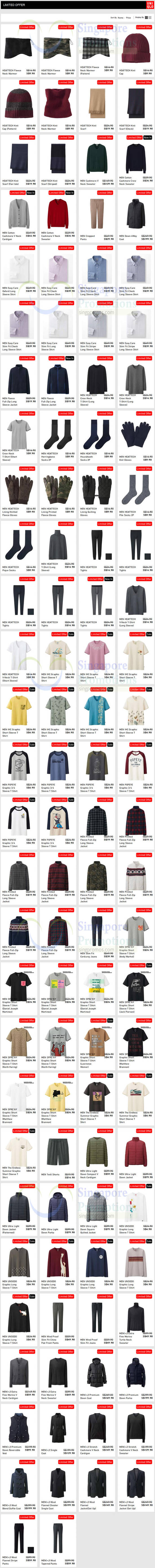 (Est Till 11 Dec) Men Limited Offers