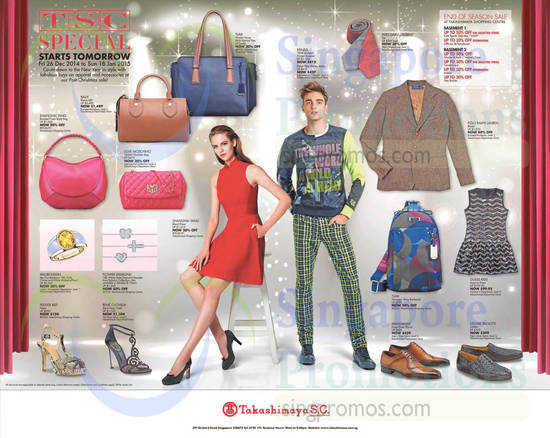 Handbags, Shoes, Sandals, Backpack, Ties, Blazer, Guess, Tumi, Magnanni, Cesare Paciotti, Polo Ralph Lauren, Kenzo, Bally, Pedder Red