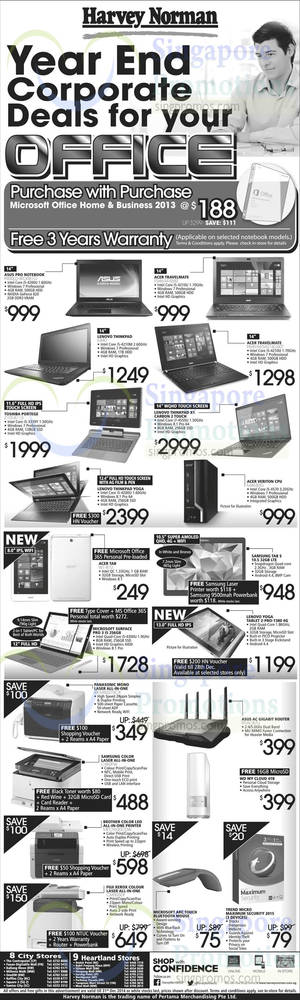 Featured image for (EXPIRED) Harvey Norman Year End Corporate Deals 24 – 31 Dec 2014