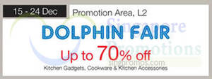 Featured image for (EXPIRED) Dolphin Fair @ Isetan Tampines 15 – 24 Dec 2014