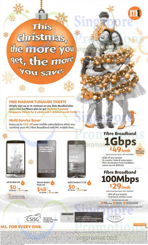 Featured image for (EXPIRED) M1 Smartphones, Tablets & Home/Mobile Broadband Offers 6 – 12 Dec 2014