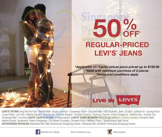 EXPIRED Levi s 50 OFF Jeans Promo 18 Dec 2014