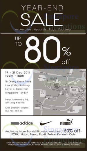 Featured image for (EXPIRED) Link THM Warehouse SALE Up To 80% OFF 19 – 21 Dec 2014