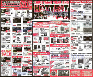 Featured image for (EXPIRED) Mega Discount Store TVs, Gas Hobs & Other Appliances Offers 20 – 21 Dec 2014