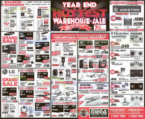 Featured image for (EXPIRED) Mega Discount Store TVs, Gas Hobs & Other Appliances Offers 27 – 28 Dec 2014