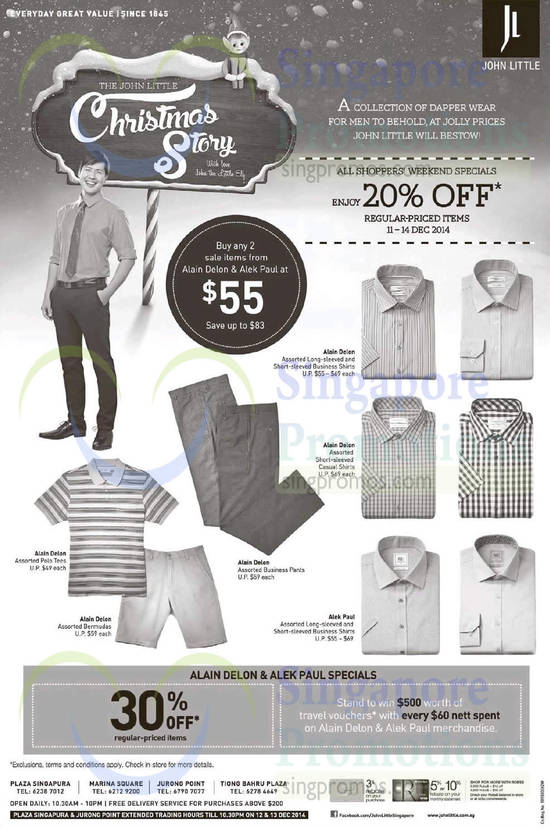 Men Apparel, Alek Paul, Alain Delon, Long Sleeved Business Shirts, Polo Tees, Bermudas, Pants