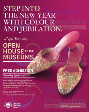 Featured image for (EXPIRED) NHB Museums Open House FREE Admission 1 Jan 2015
