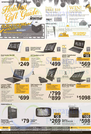 Featured image for (EXPIRED) Newstead Notebooks, AIO Desktop PC & Tablet Offers 10 Dec 2014 – 11 Jan 2015