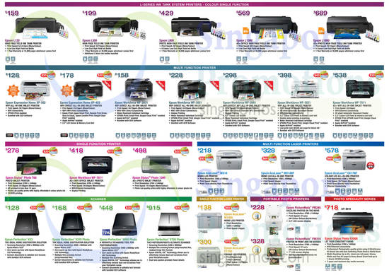 Printers, Scanners,Expression Home, Workforce, Stylus, AcuLaser, Perfection, PictureMate L120, XP-202, V370, V600, L1300, WF-2661, WF-7511, CX17NF