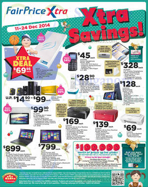 Featured image for (EXPIRED) NTUC Fairprice Electronics, Groceries, Christmas Offers & More 11 – 25 Dec 2014
