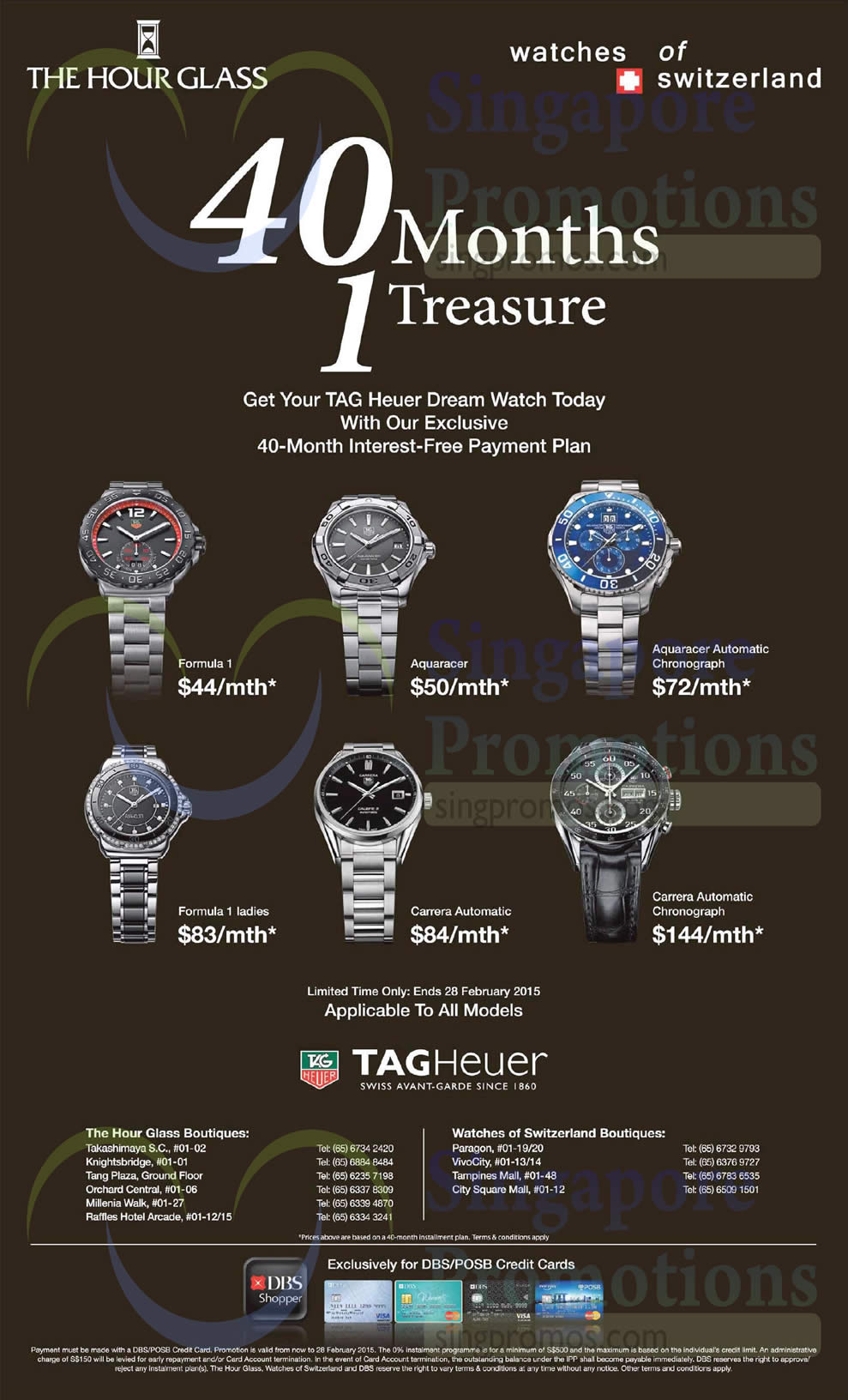 The Hour Glass Tag Heuer Watches Offers 3 Dec 2014