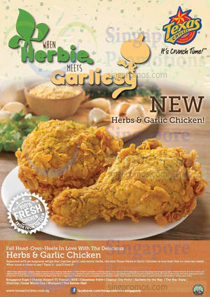 Featured image for Texas Chicken NEW Herbs & Garlic Chicken 11 Dec 2014