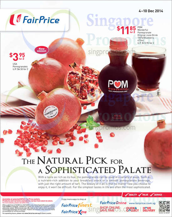 (Till 10 Dec) Pom Pomegranate, Blueberry Juice