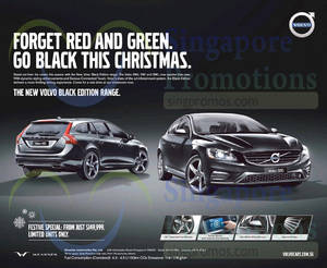 Featured image for Volvo Black Edition Range Features & Offer 25 Dec 2014