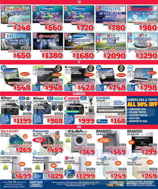 23 Jan TVs, IT Gadgets, Digital Cameras, HA, Sharp, Samsung, Philips, Toshiba