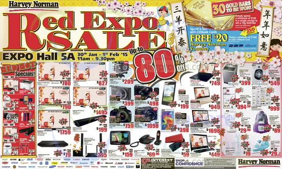 30 Jan TVs, Digital Cameras, Notebooks, Washers, Fridges, Household Appliances, Philips, Sharp, Samsung, LG, Olympus, Canon, Asus, Acer