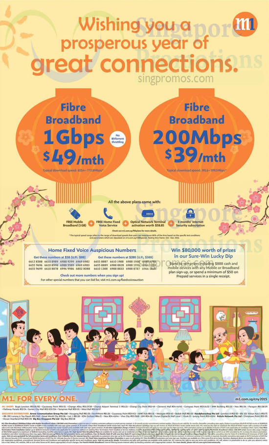 49.00 1gbps Fibre Broadband, 39.00 200Mbps Fibre Broadband