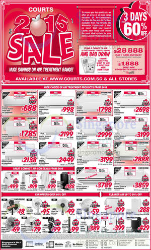 Featured image for (EXPIRED) Courts New Year 2015 Sale 3 – 5 Jan 2015