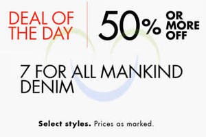 Featured image for (EXPIRED) 7 For All Mankind Over 50% OFF Denim 24hr Promo 8 – 9 Jan 2015