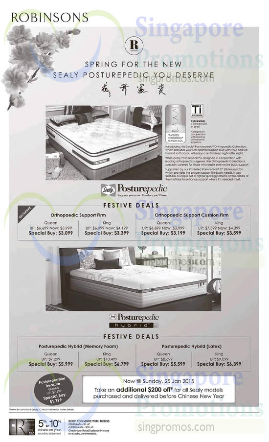 Bedding, Sealy Mattresses, Orthopaedic Support Firm, Support Cushion, Posturepedic Hybrid Memory Foam, Hybrid Latex