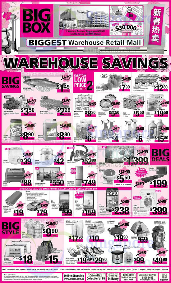 Big Box Warehouse Savings 10 jan 2015