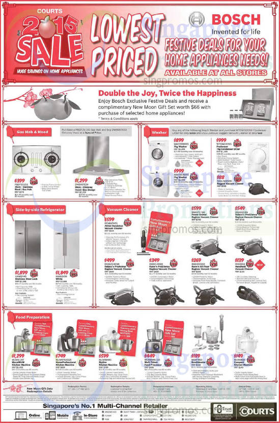 Bosch Home Appliances, Vacuum Cleaners, Washers, Hob, Hood, Kitchen Machines, Food Processor, Handblender, Fridges, KAN62V00, WAK24160SG