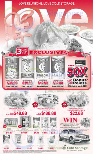 Featured image for (EXPIRED) Cold Storage Yu Pin King & New Moon Abalone & Other CNY Offers 16 – 22 Jan 2015