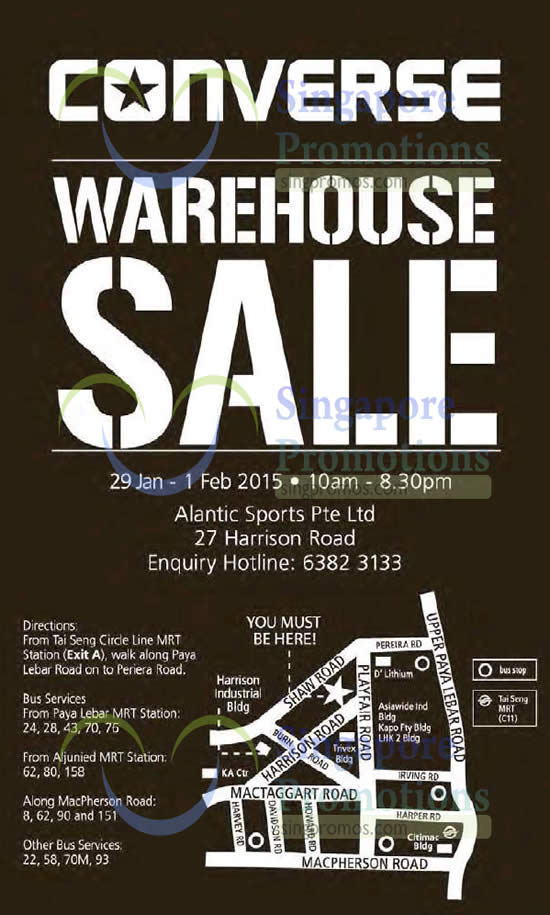 converse warehouse sales