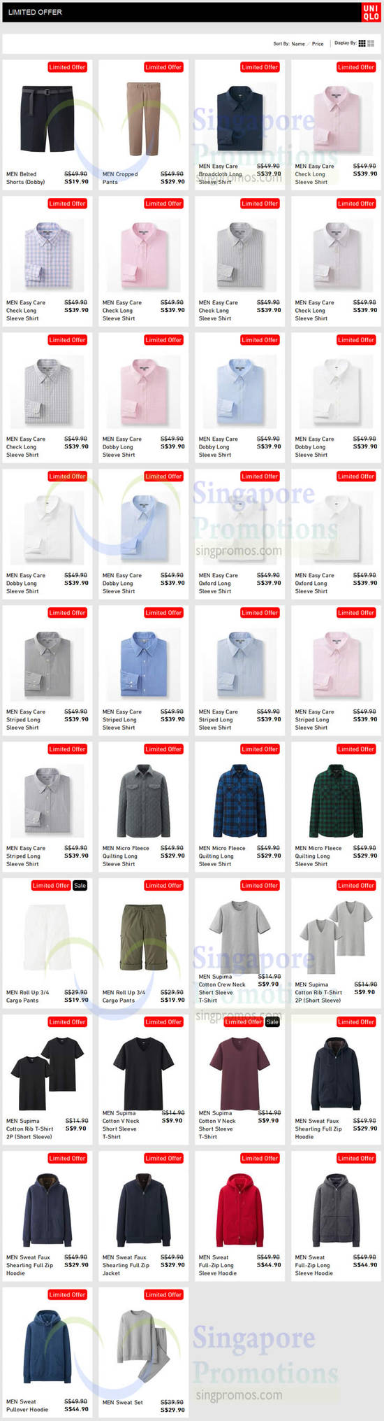 (Est till 11 Jan) Men Limited Offers